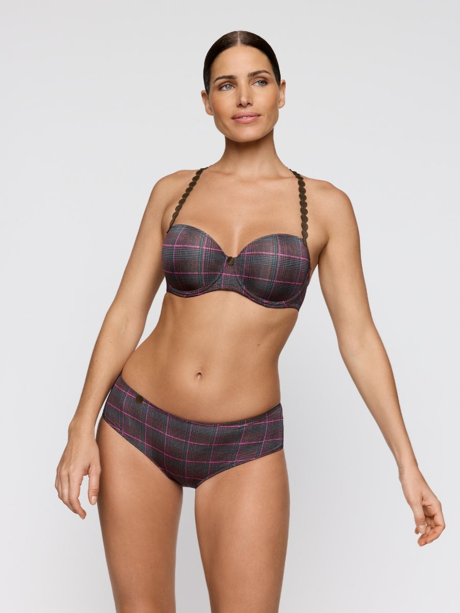Tom Padded Balcony Bra - Wengé