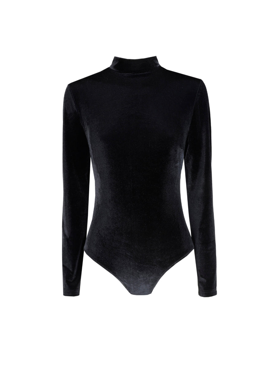 Tom Long Sleeve Body - Black Velvet