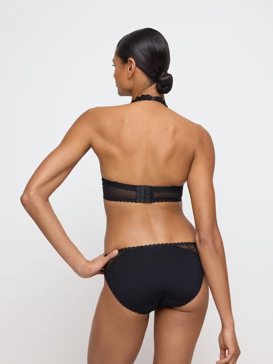 Jane Padded Strapless Bra - Black