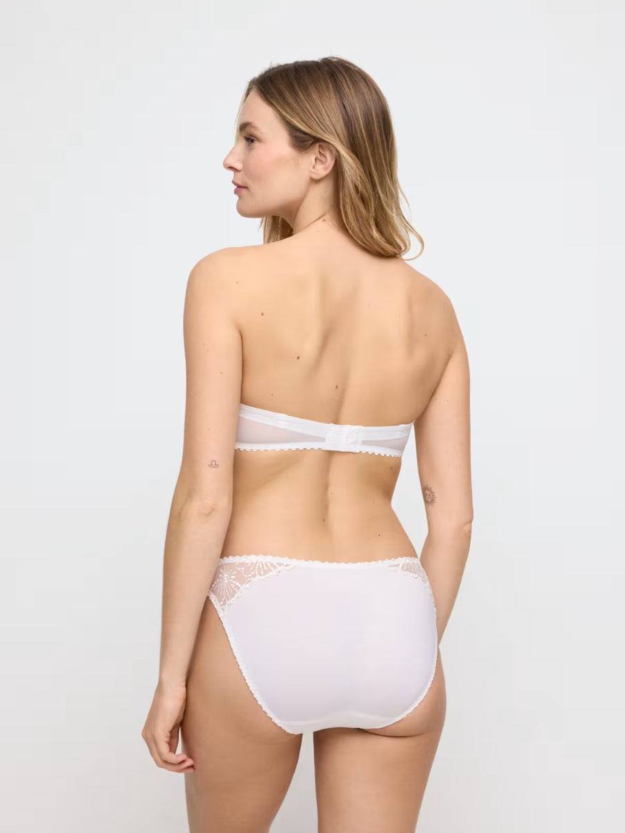 Jane Padded Strapless Bra - Natural