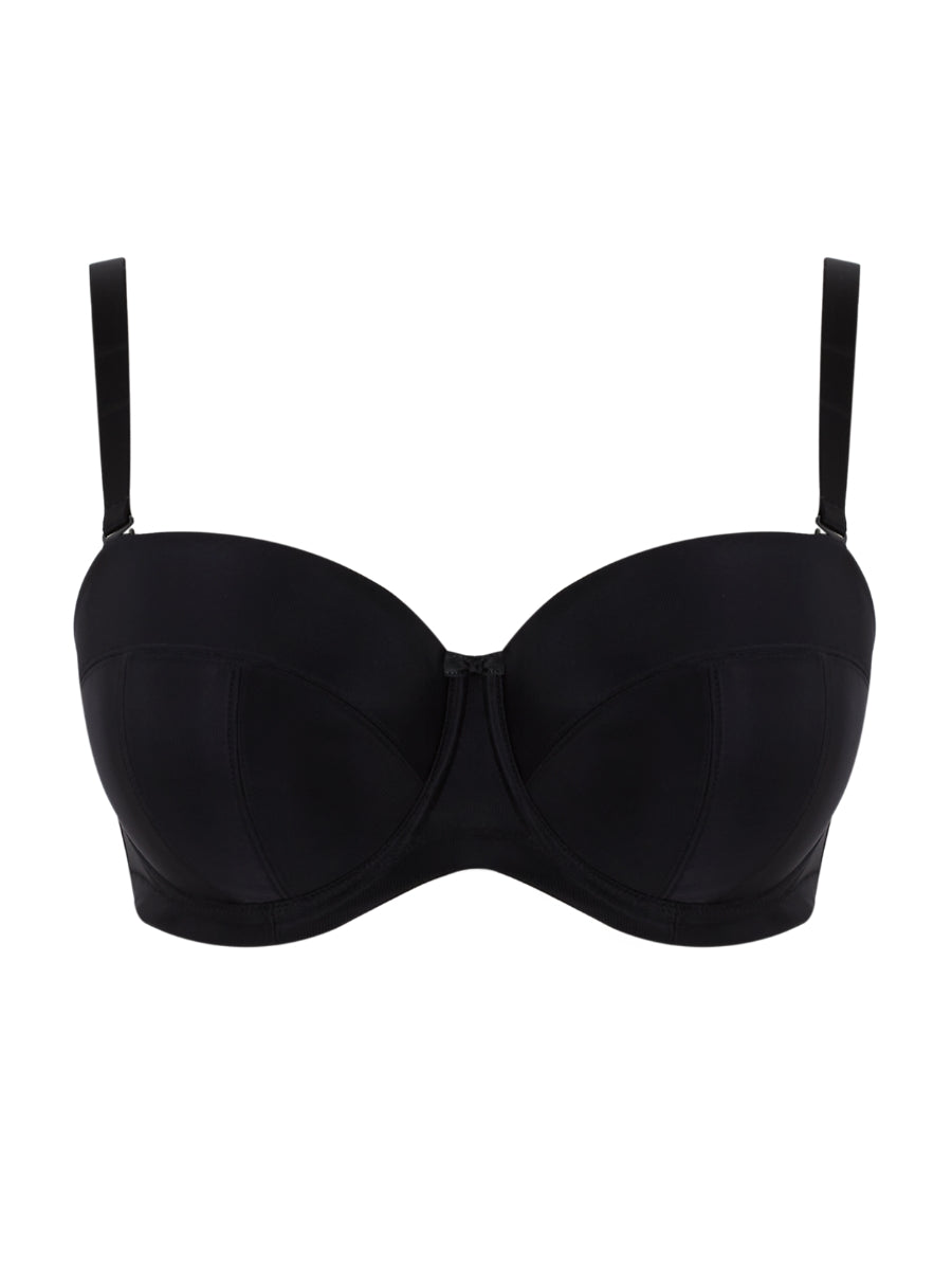 Alice Balcony Strapless Bra - Black