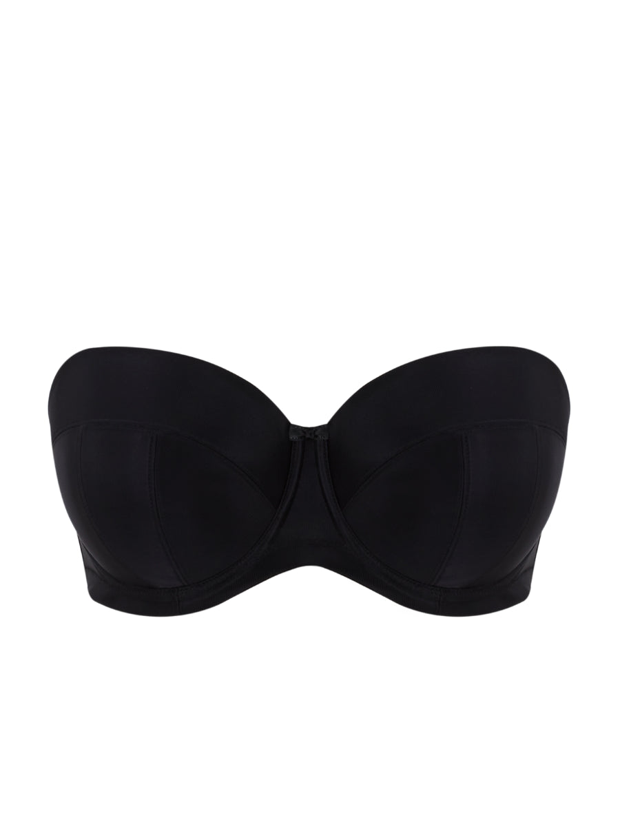 Alice Balcony Strapless Bra - Black