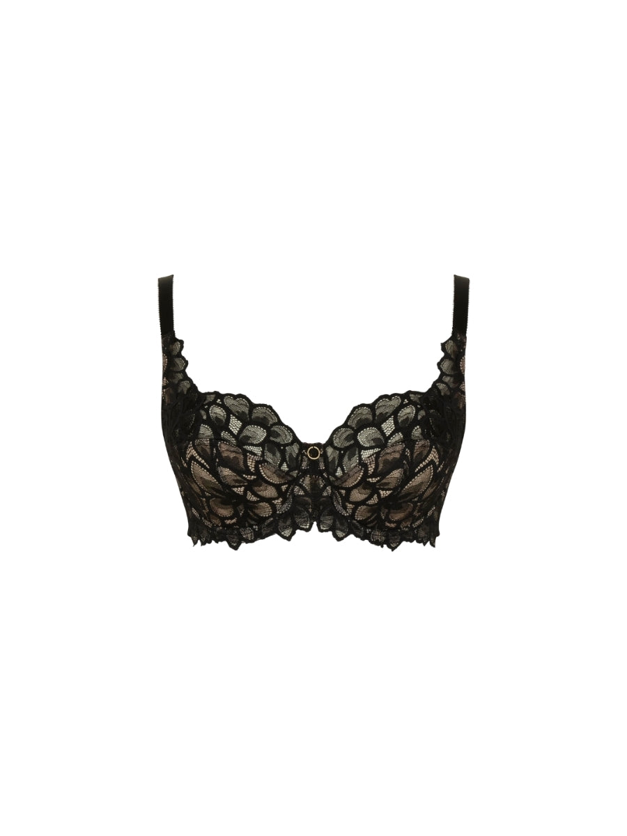 Allure Balcony Bra - Black/Latte