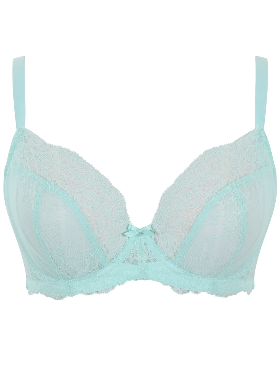 Ana Plunge Bra - Mint Green