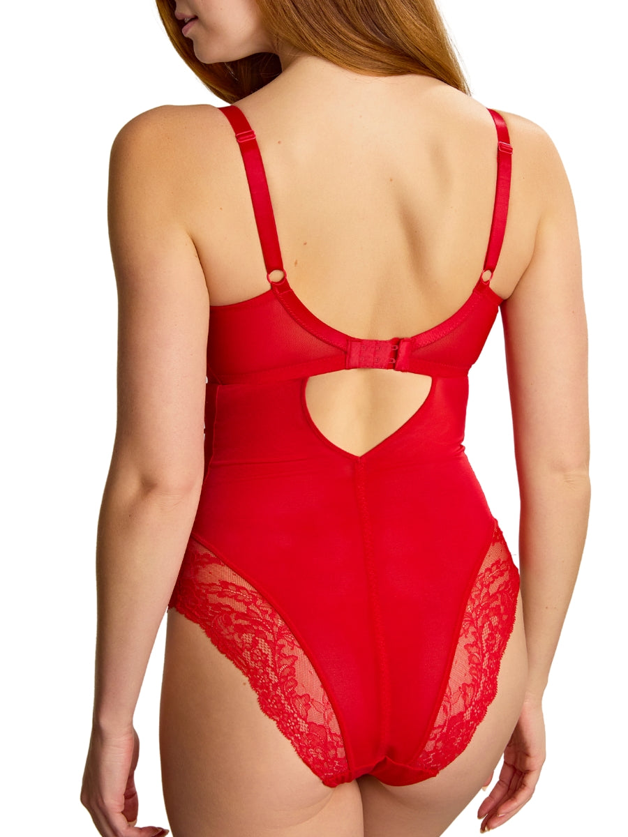 Ana Bodysuit - Salsa Red