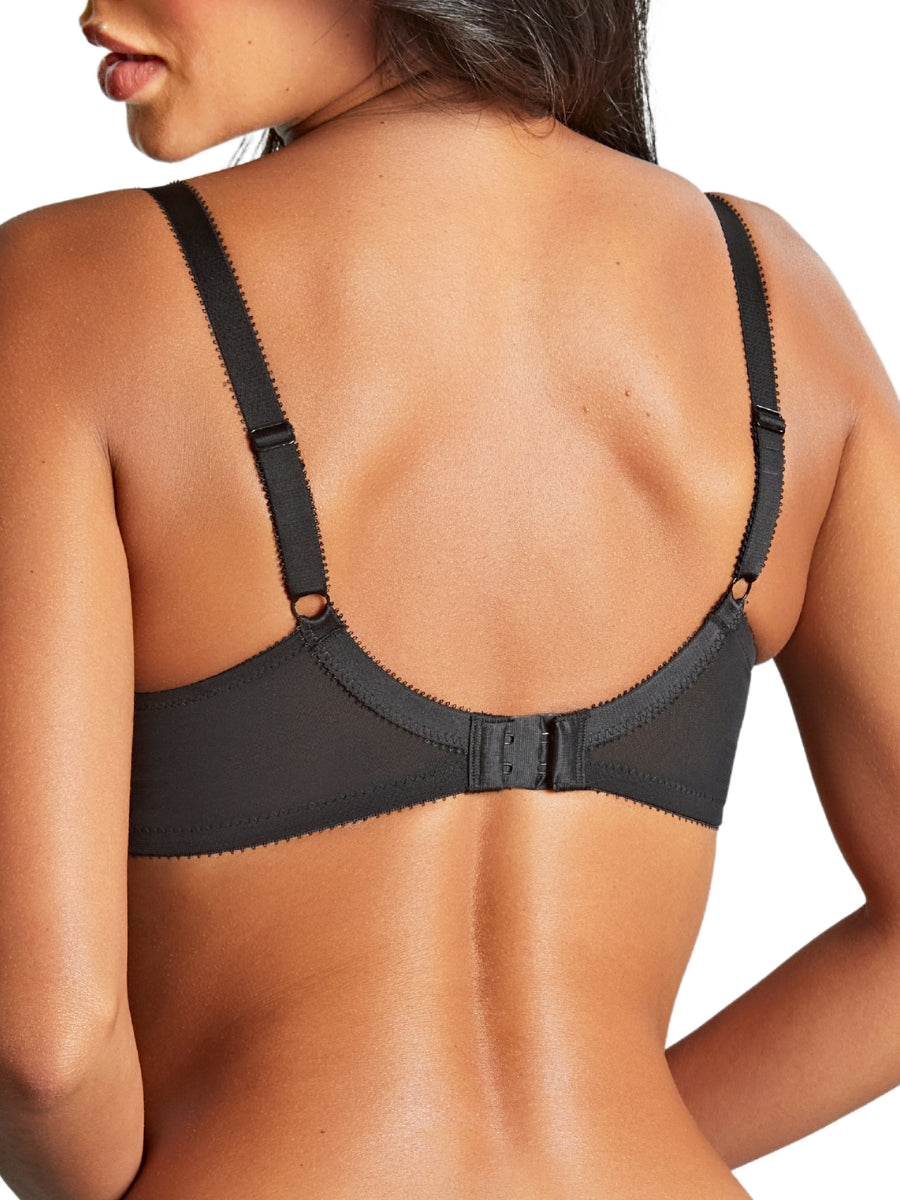 Blossom Balcony Bra - Black