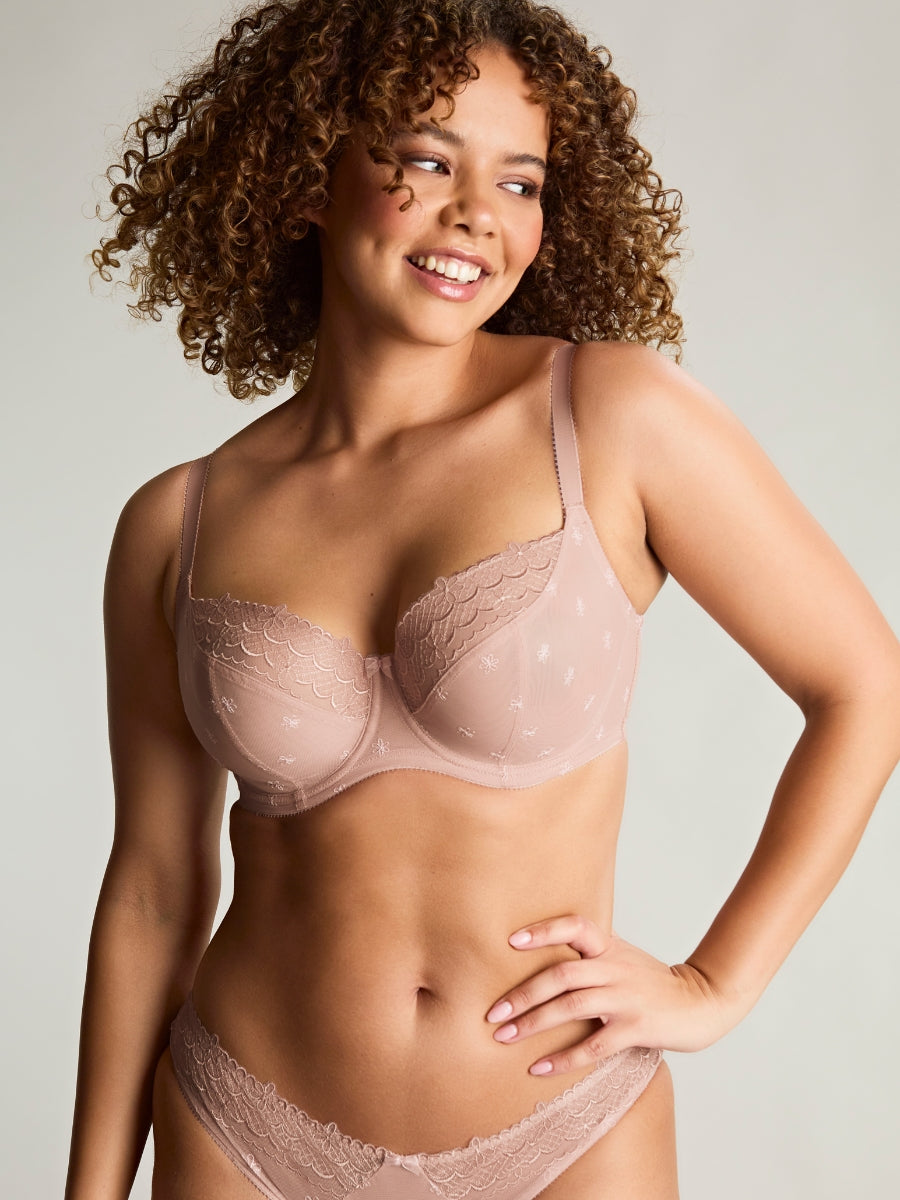 Blossom Balcony Bra - Taupe