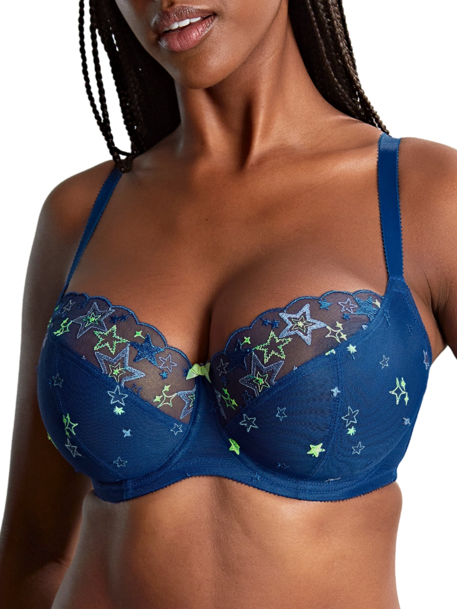 Blossom Balcony Bra - Celeste