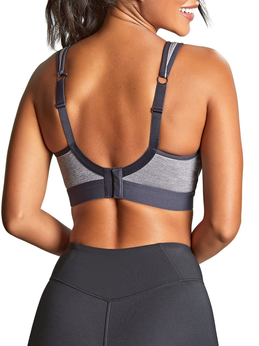 Boundless Non Wired Racerback Sports Bra - Charcoal Marl
