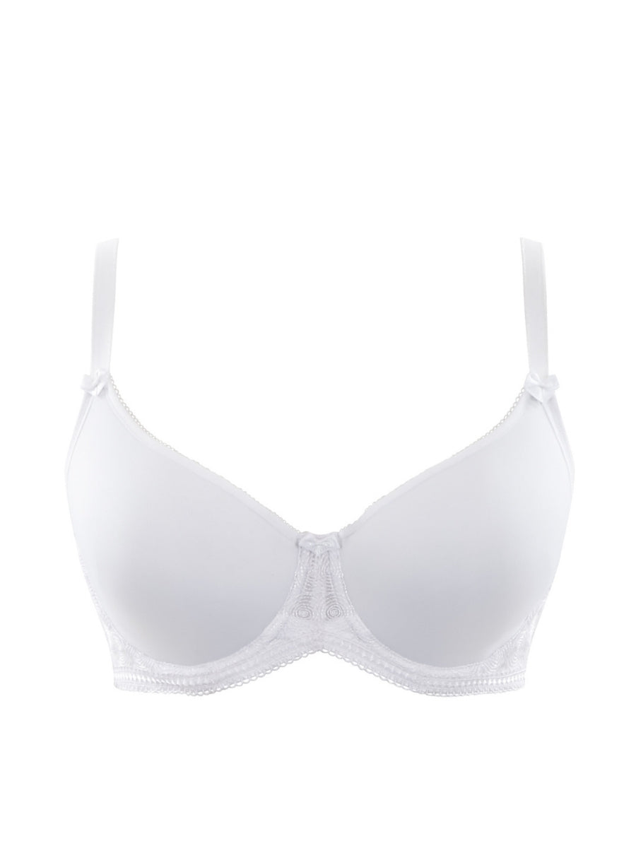 Cari Moulded Spacer T-Shirt Bra - White