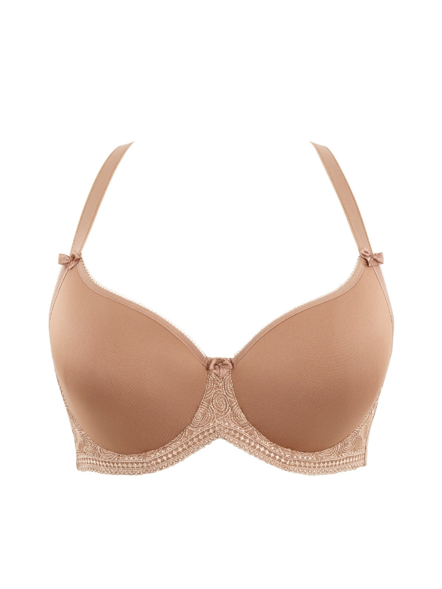 Cari Moulded Spacer T-Shirt Bra - Caramel