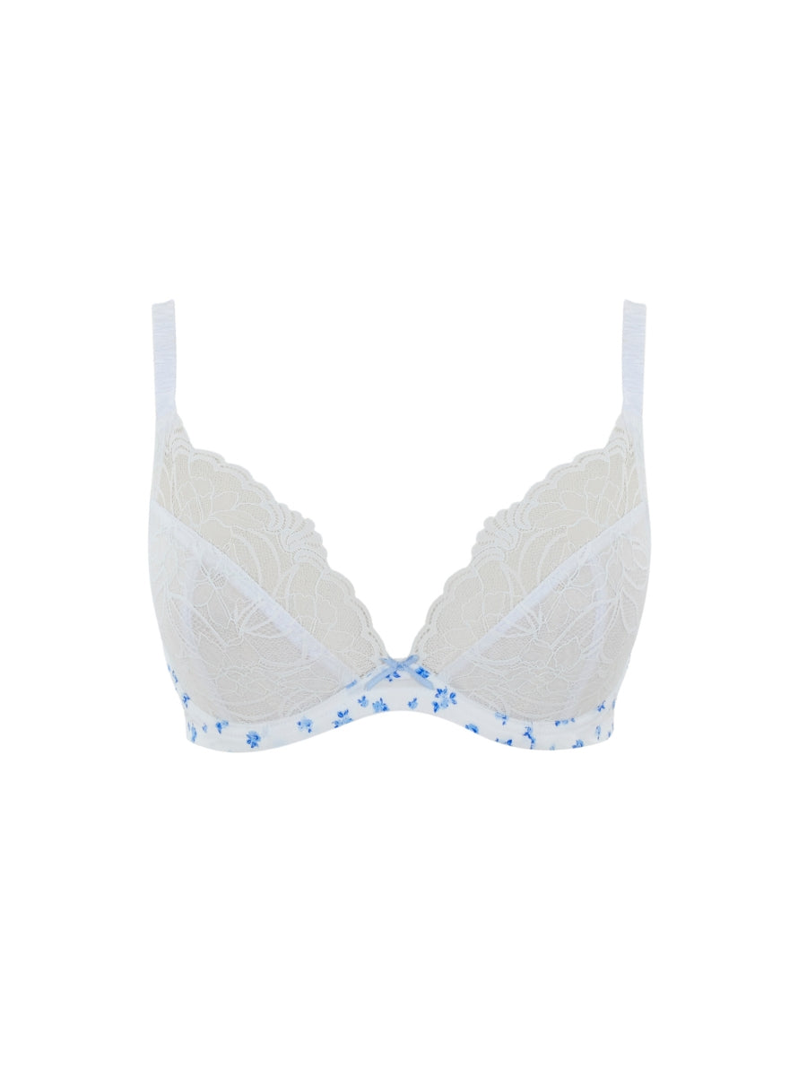 Cherie Demi Plunge Bra - Vintage Floral