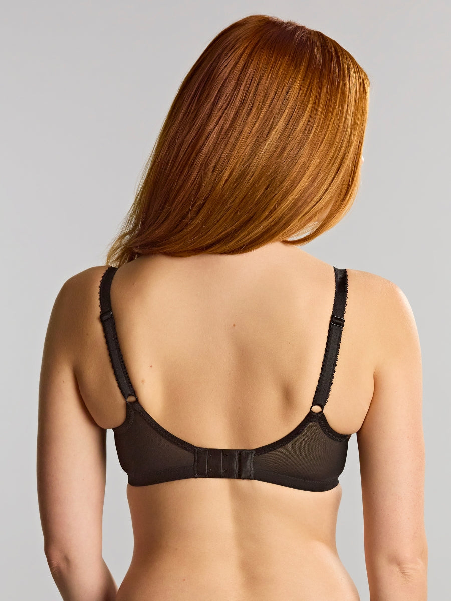 Clara Balcony Bra - Black/Vintage Gold