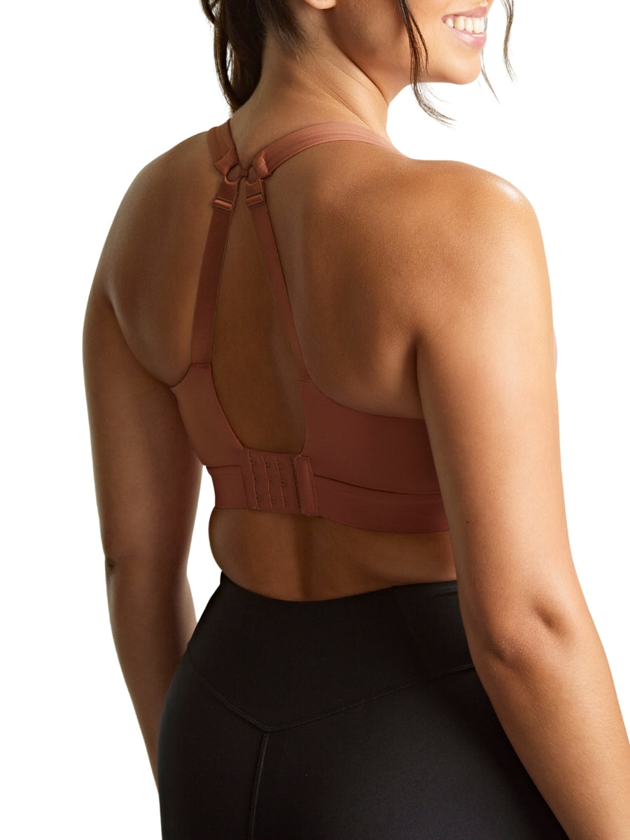 Endurance Wired Racerback Sports Bra - Sienna Rose