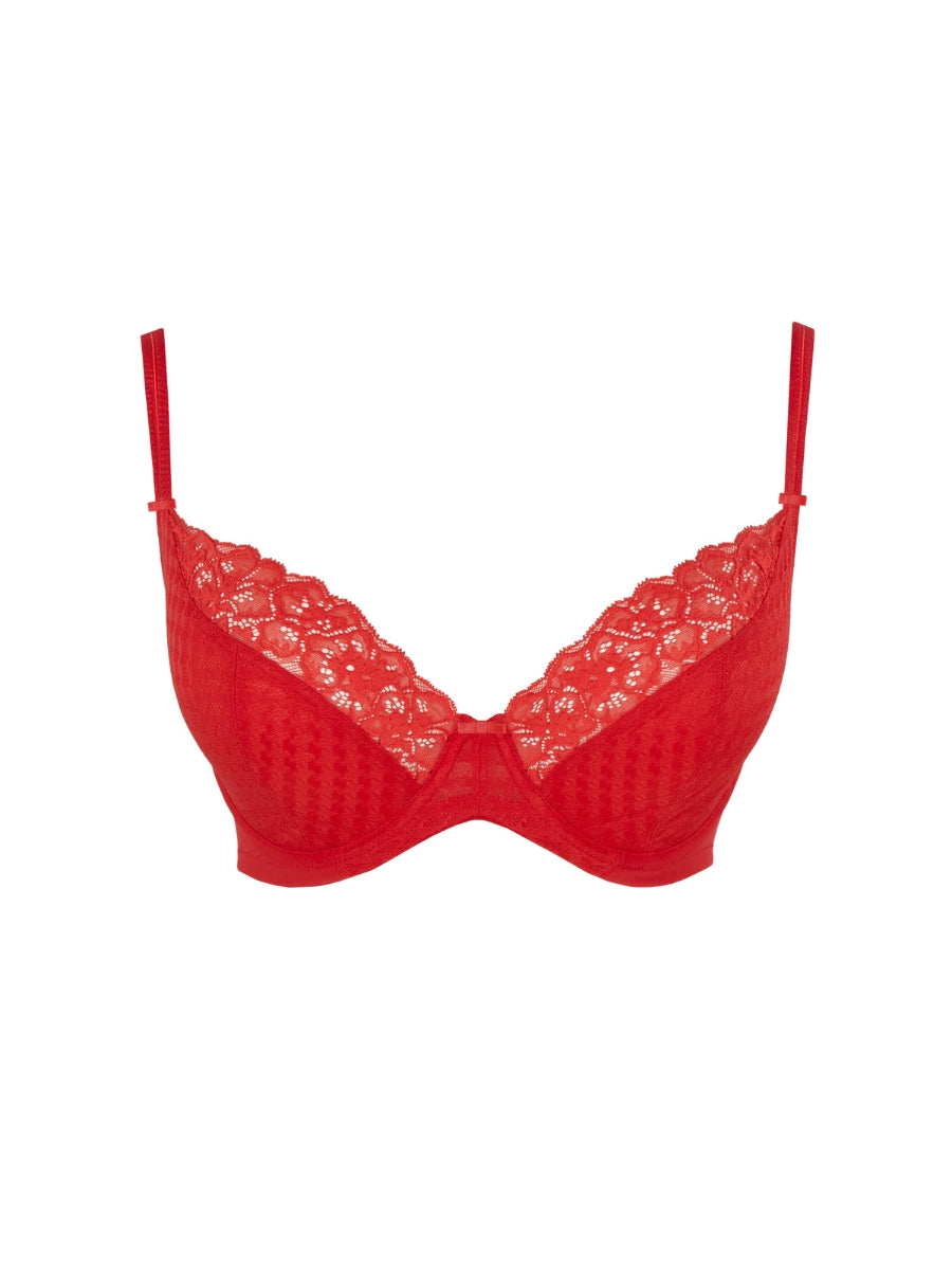 Envy Plunge Bra - Poppy Red