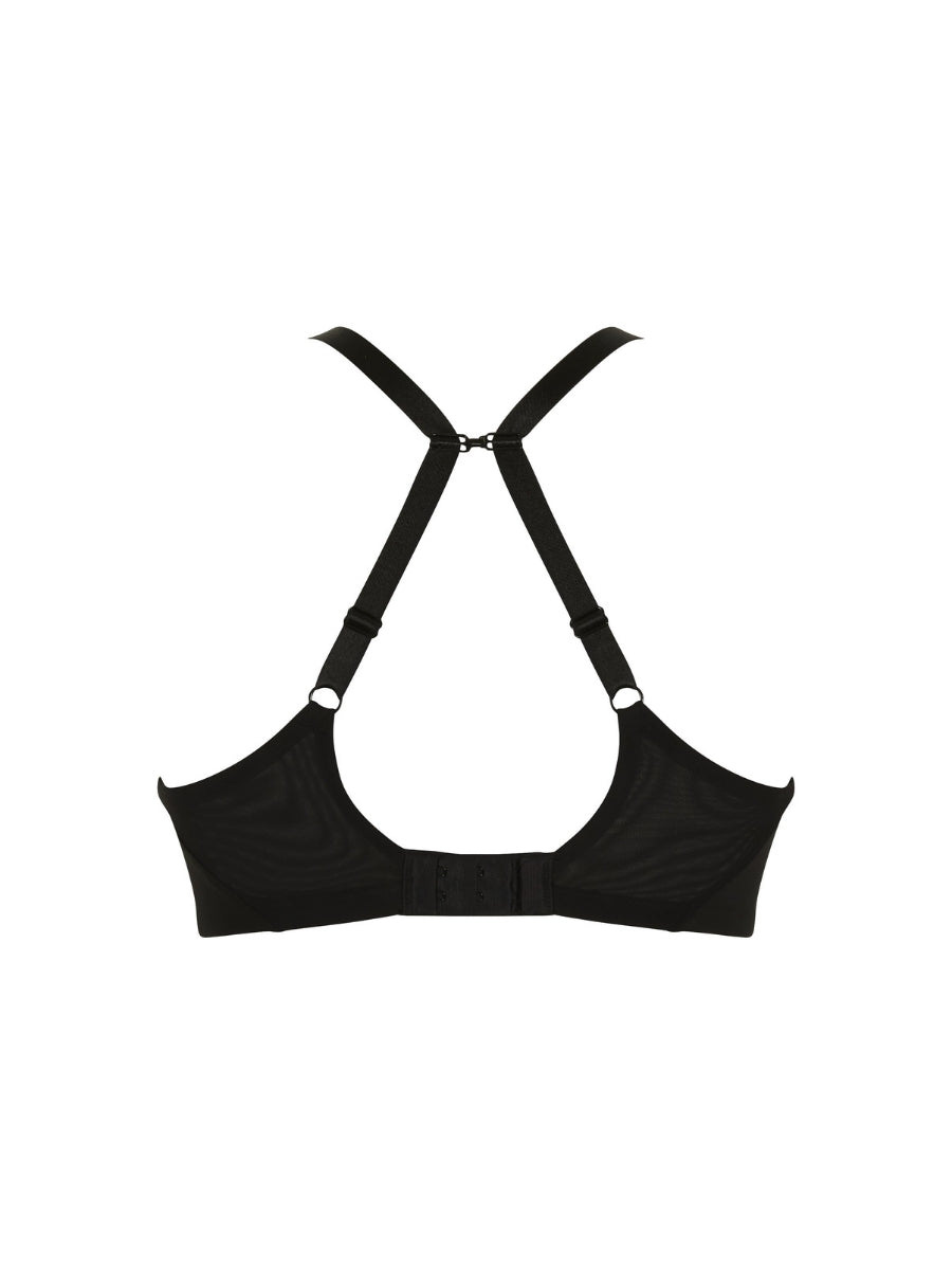 Faith Moulded Plunge Bra - Noir
