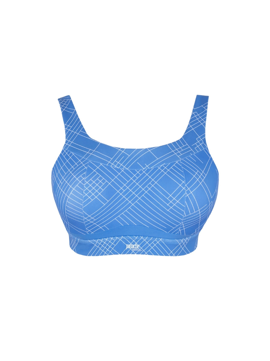 Freedom Non Wired Racerback Sports Bra - Azure