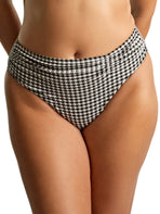 Gingham Midi Bikini Brief