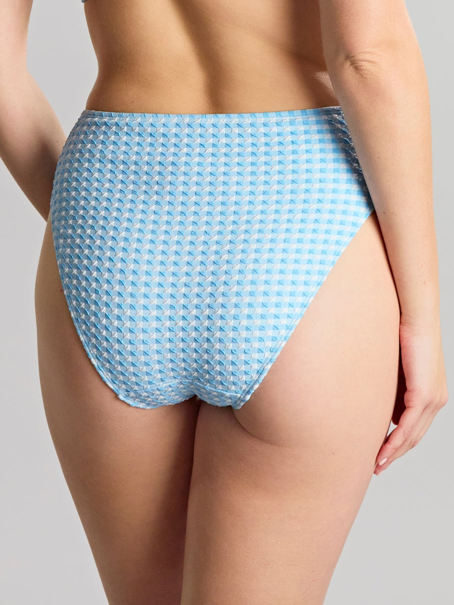 Gingham Midi Bikini Brief