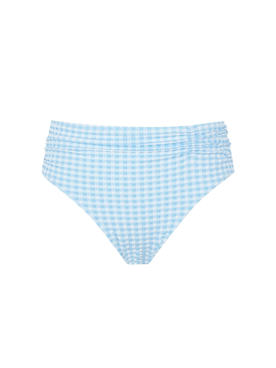 Gingham Midi Bikini Brief