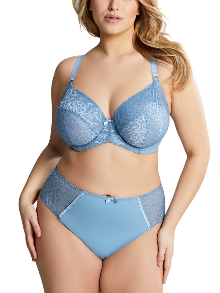 sculptresse estel plunge bra dusk blue
