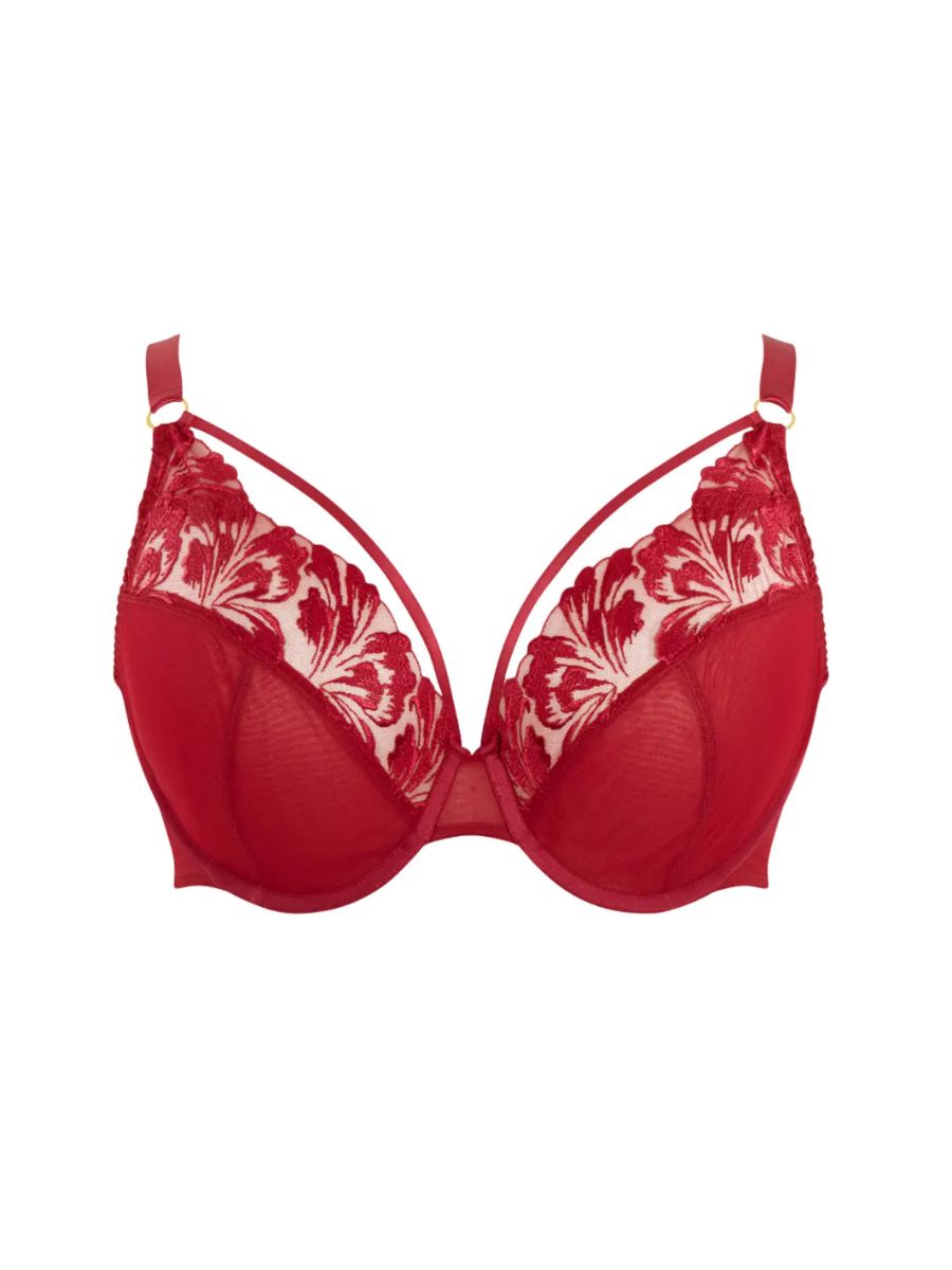 sculptresse jaida plunge bra scarlet