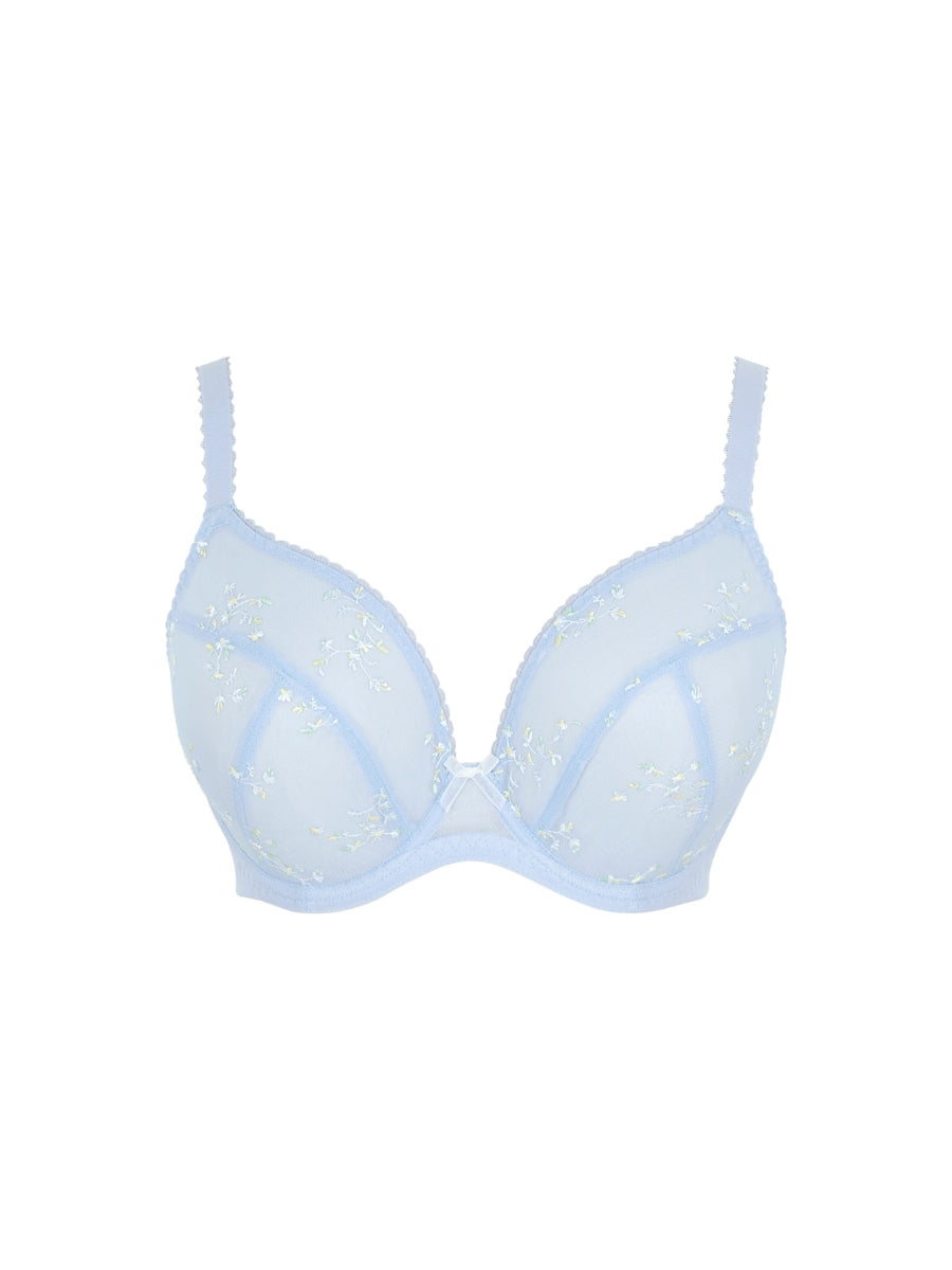 Meadow Plunge Bra - Dusky Blue