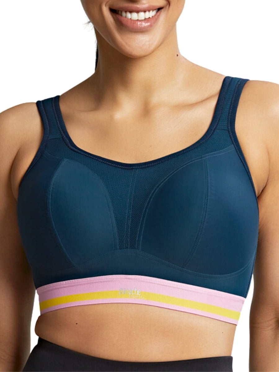 Panache Boundless Non Wired Sports Bra Retro Navy BraForMe
