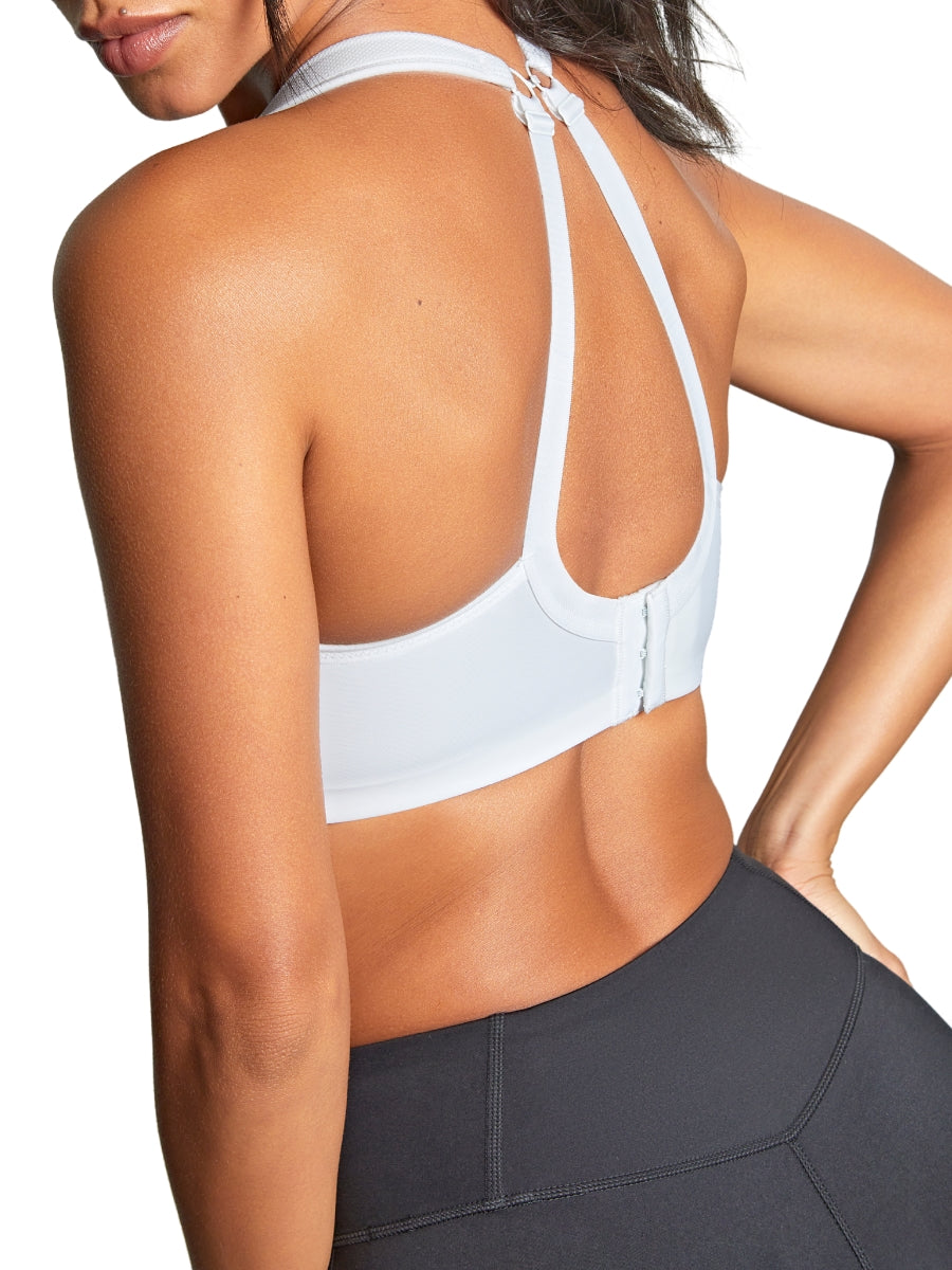 Power Wired Racerback Sports Bra - White