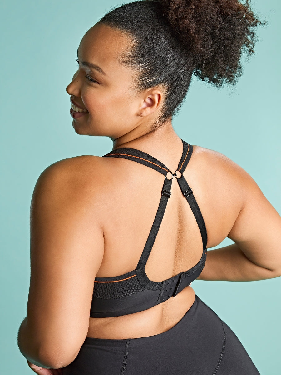 Activate Wired Racerback Sports Bra - Black