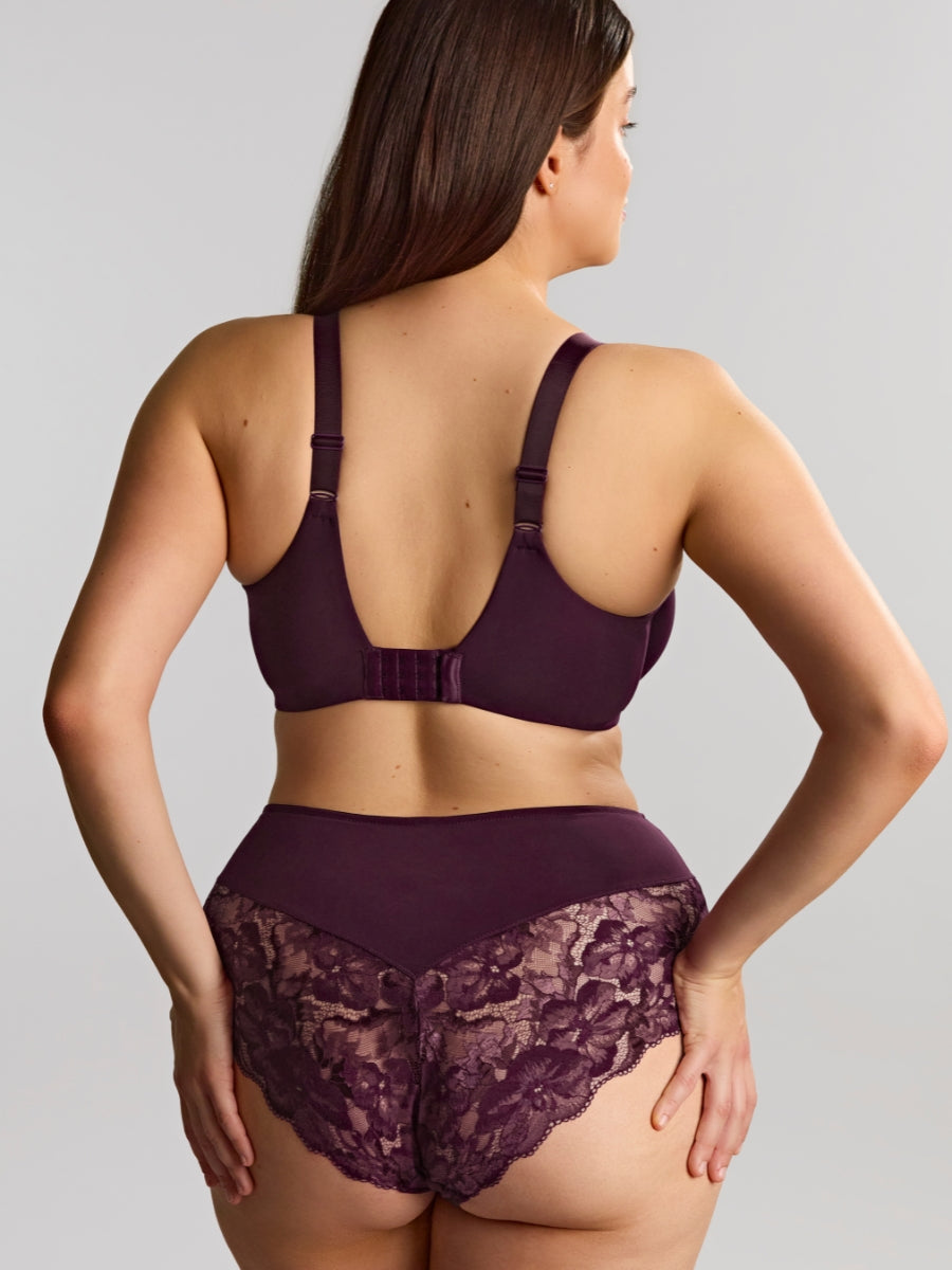 Amara Full Cup Bra - Plum