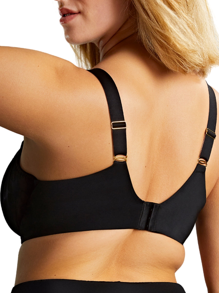 Ashley Padded Balcony Bra - Black