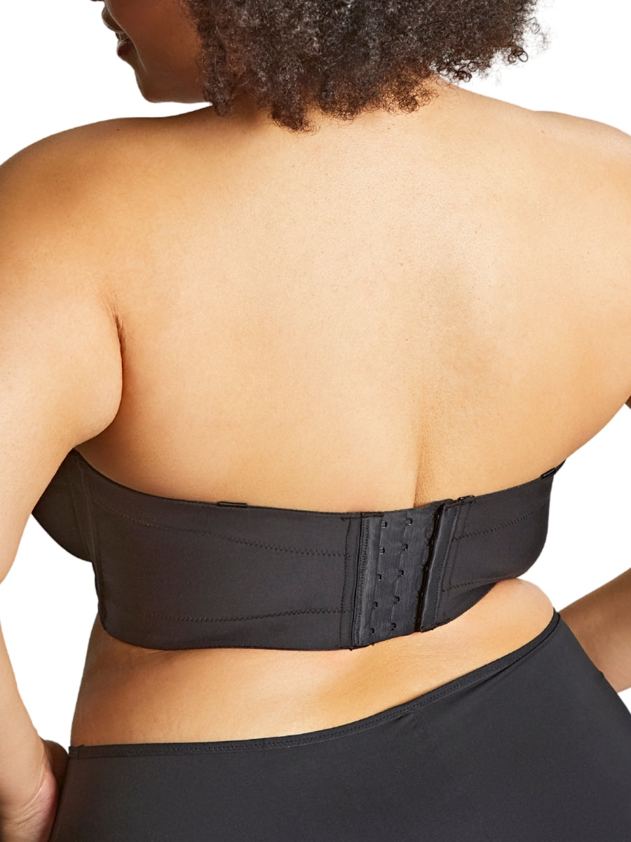 Dana Balcony Strapless Bra - Black