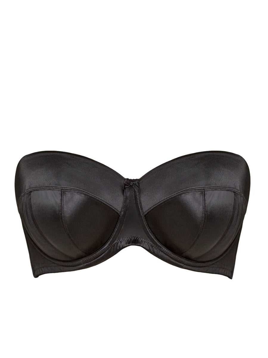 Dana Balcony Strapless Bra - Black