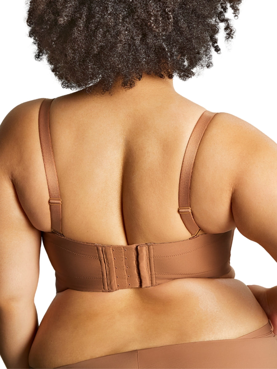 Dana Balcony Strapless Bra - Caramel