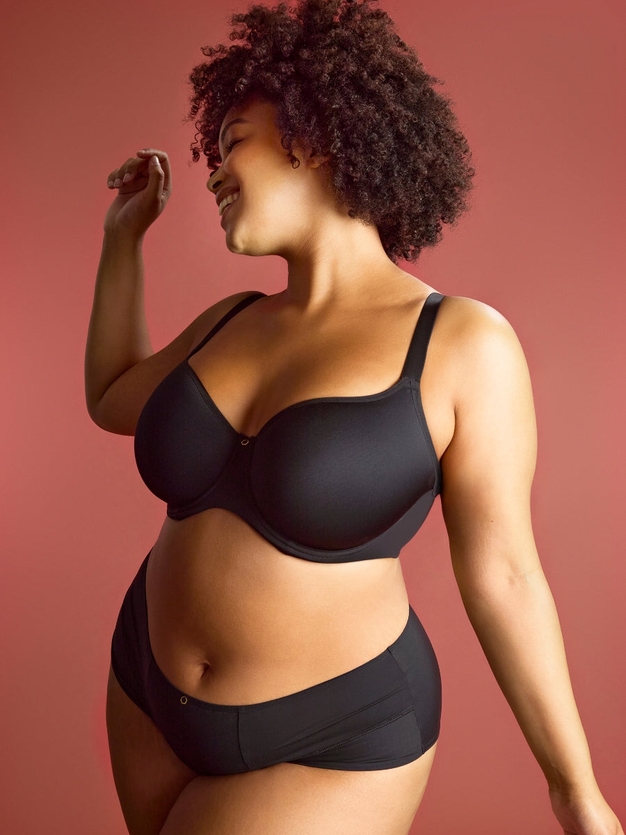 Elegance Moulded Spacer Bra - Noir