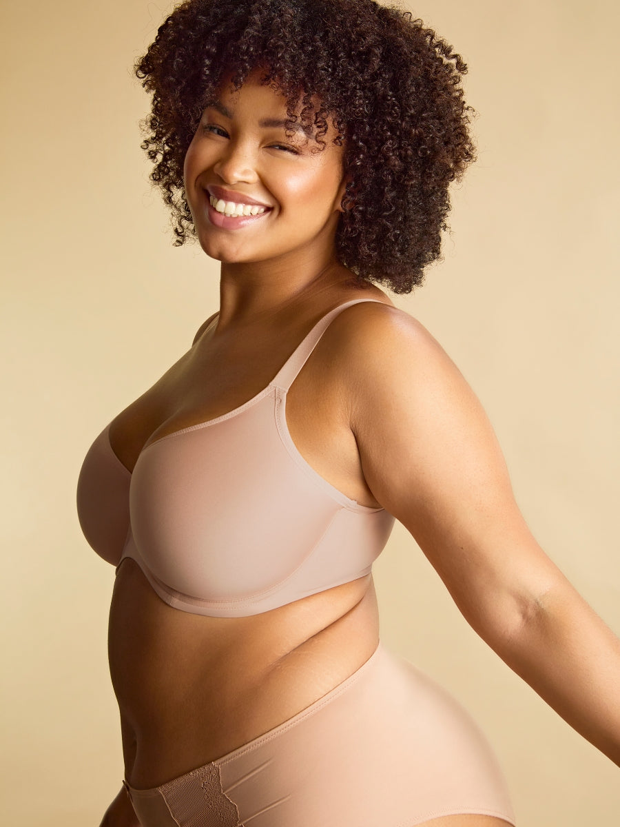 Elegance Moulded Spacer Bra - Honey