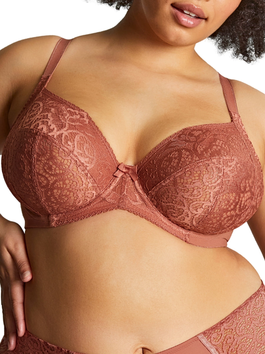 Estel Plunge Bra - Rose Gold