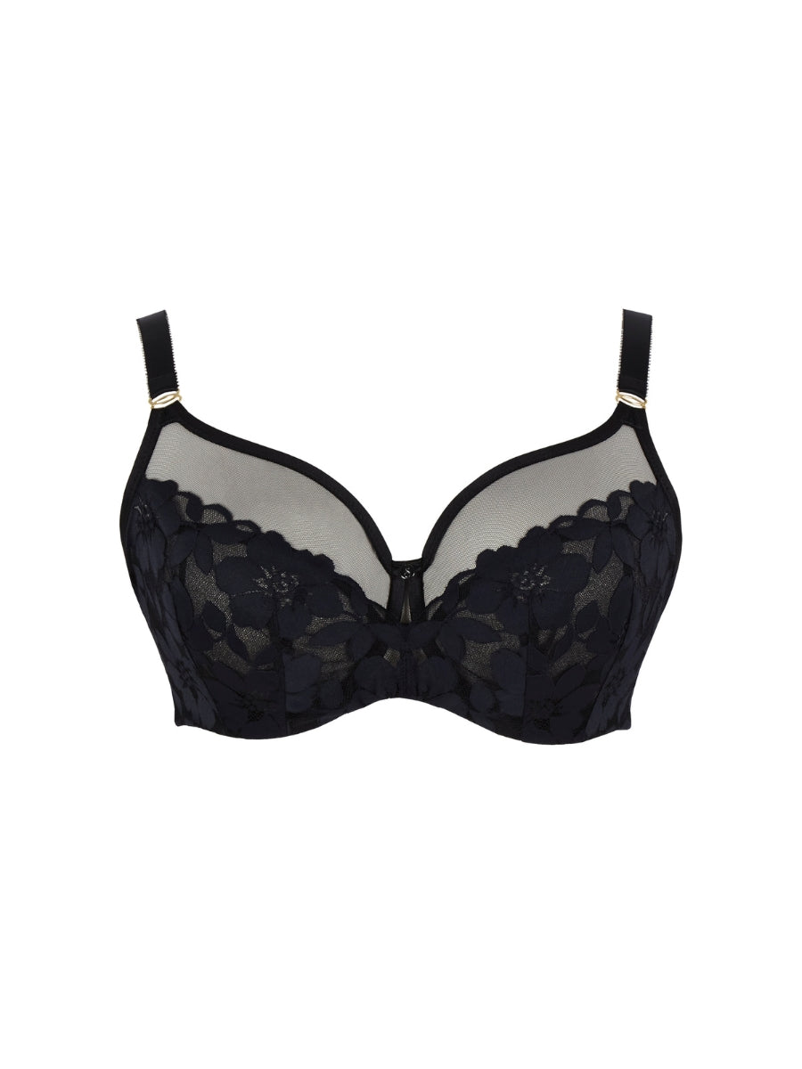 Flora Full Cup Bra - Black