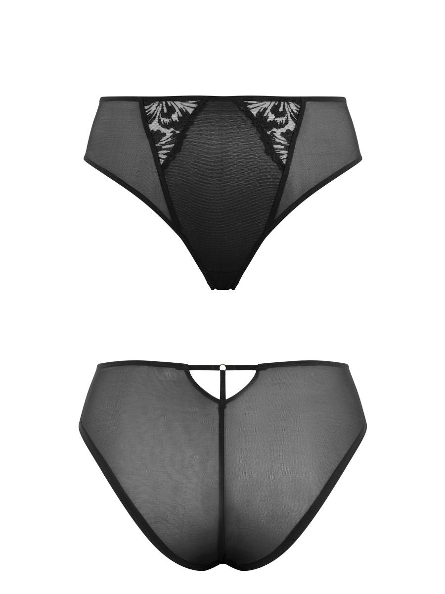 sculptresse jaida high leg brief