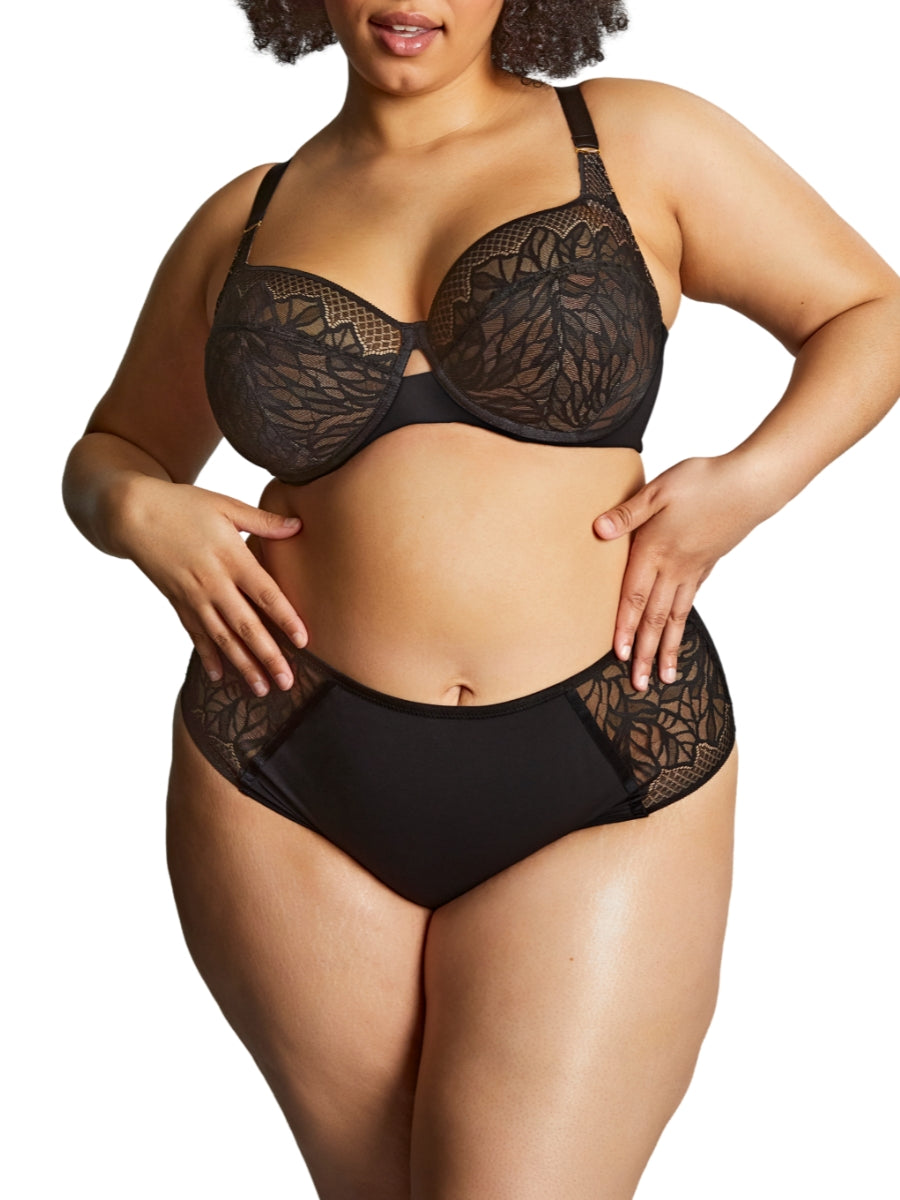 Sophia Full Cup Bra - Black