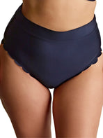 Signature Scallop High Waist Bikini Brief