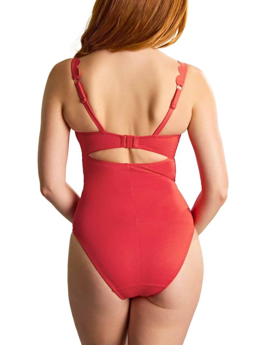 Spirit Rita Plunge Swimsuit - Red