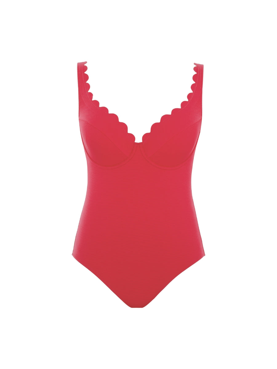 Spirit Rita Plunge Swimsuit - Red