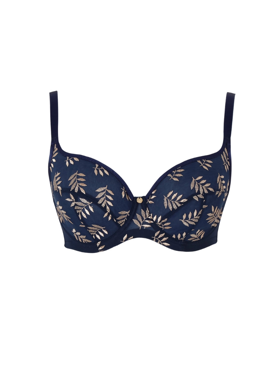 Tango Luxe Balcony Bra - Navy/Champagne