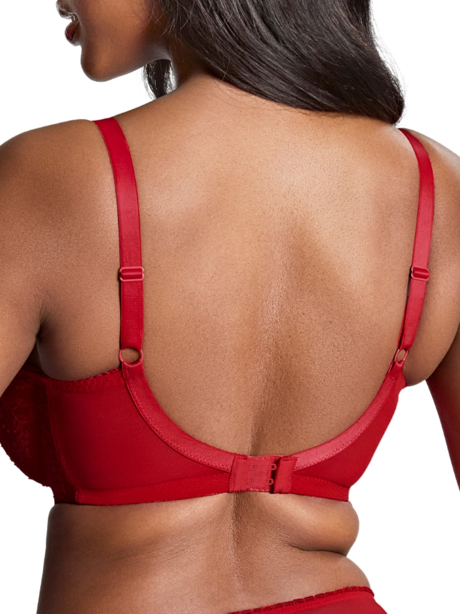 Tango Lace Balcony Bra - Scarlet
