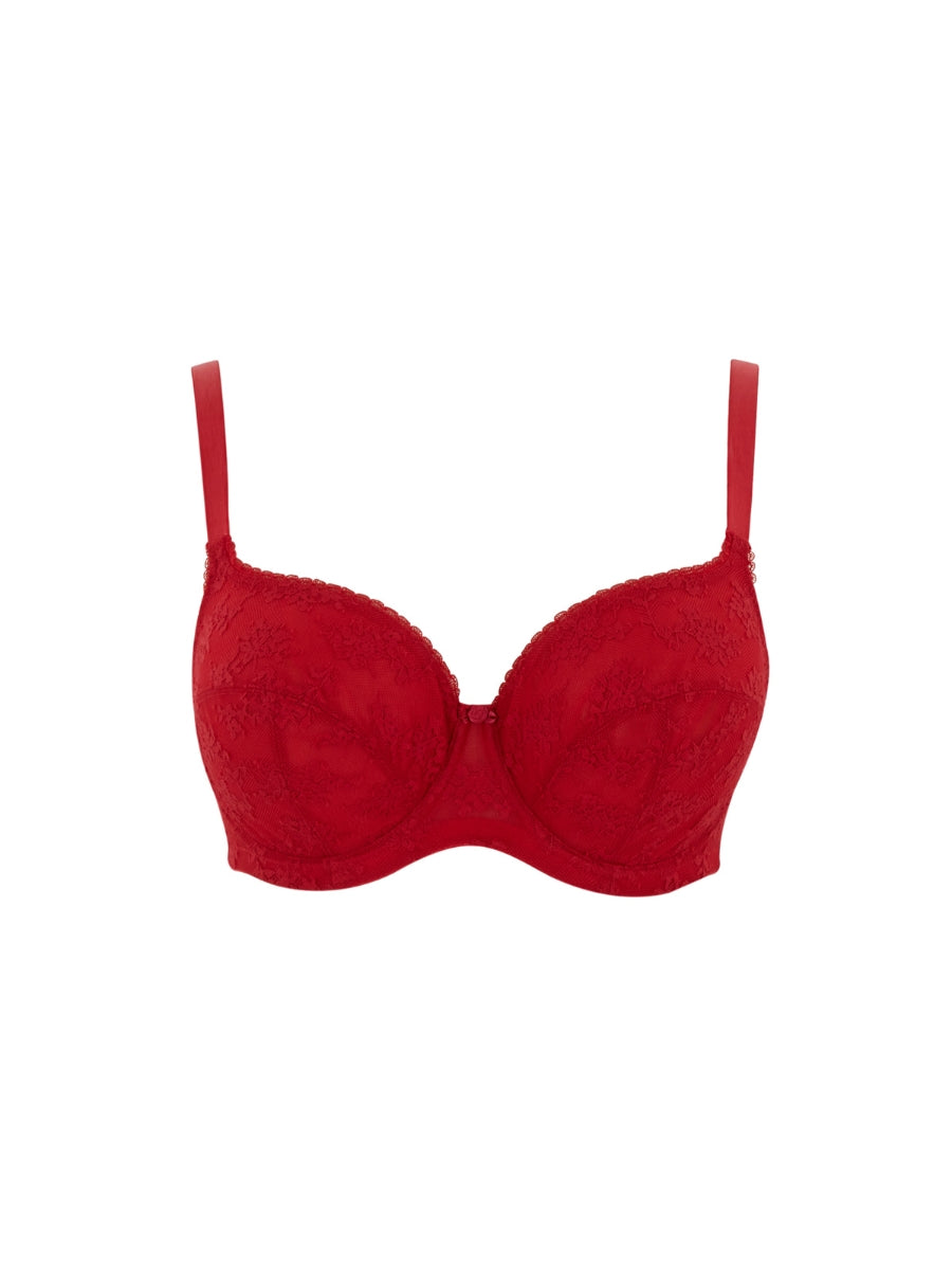 Tango Lace Balcony Bra - Scarlet