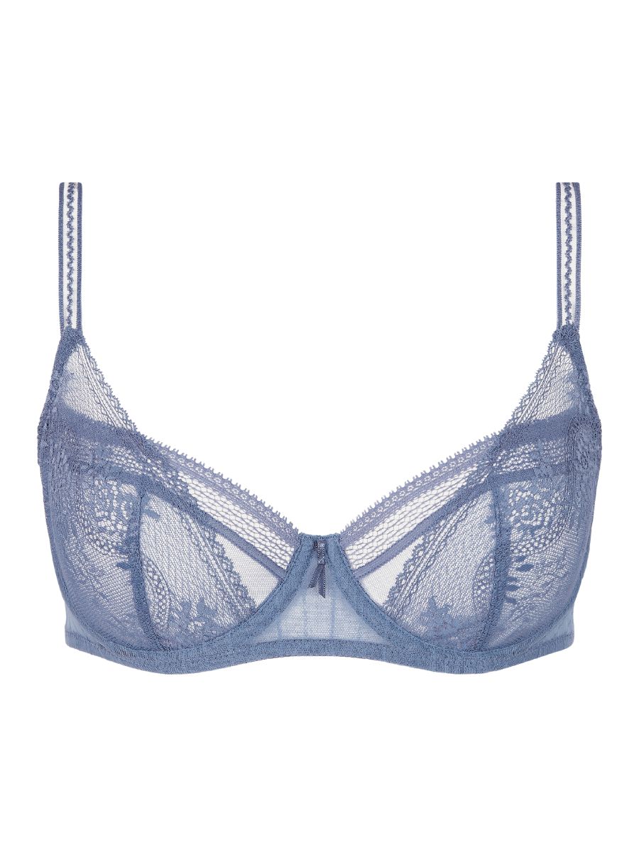 Maddie Half-Cup Bra - Storm Blue