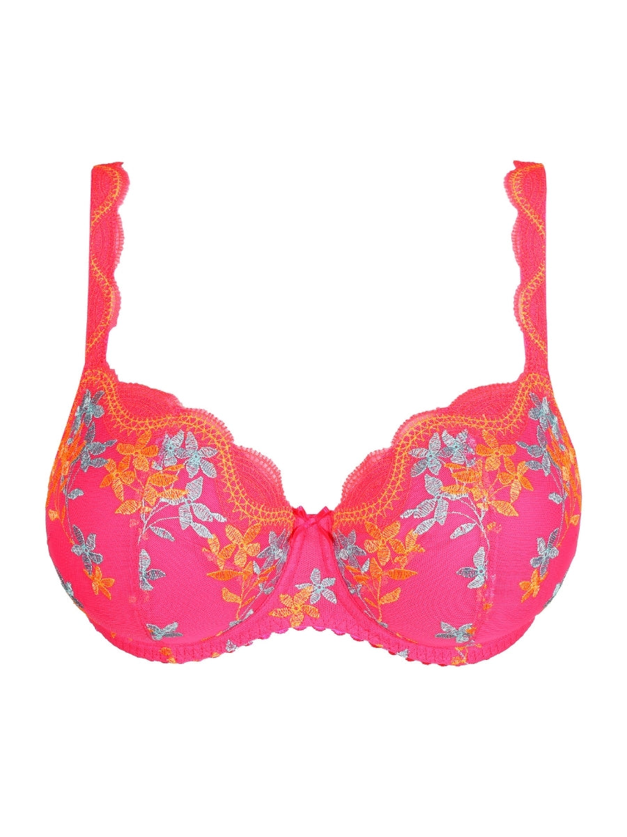 Cala Luna Padded Balcony Bra - Blogger Pink