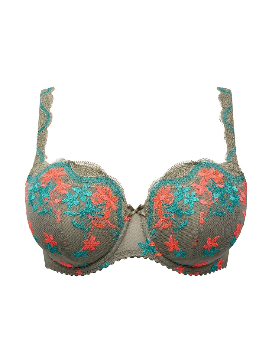 Cala Luna Padded Balcony Bra - Botanique